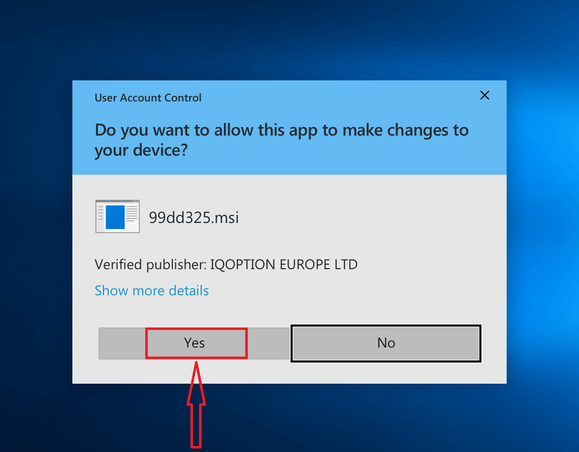تنزيل وتثبيت تطبيق IQ Option لأجهزة الكمبيوتر المحمول/الكمبيوتر الشخصي (Windows وmacOS)