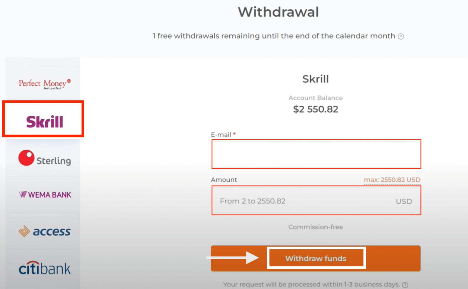 How to Withdraw Money from IQ Option