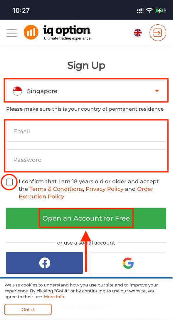 Akun Terbuka IQ Option: Langkah dan Persyaratan Akun Perdagangan Akun Terbuka IQ Option: Langkah dan Persyaratan Akun Perdagangan