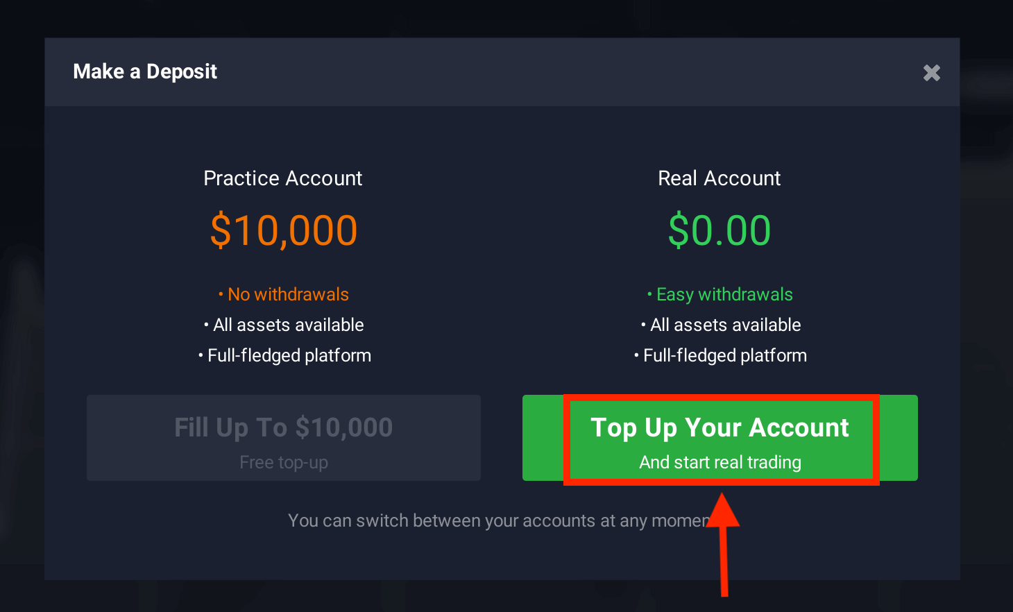 Akun Terbuka IQ Option: Langkah dan Persyaratan Akun Perdagangan Akun Terbuka IQ Option: Langkah dan Persyaratan Akun Perdagangan