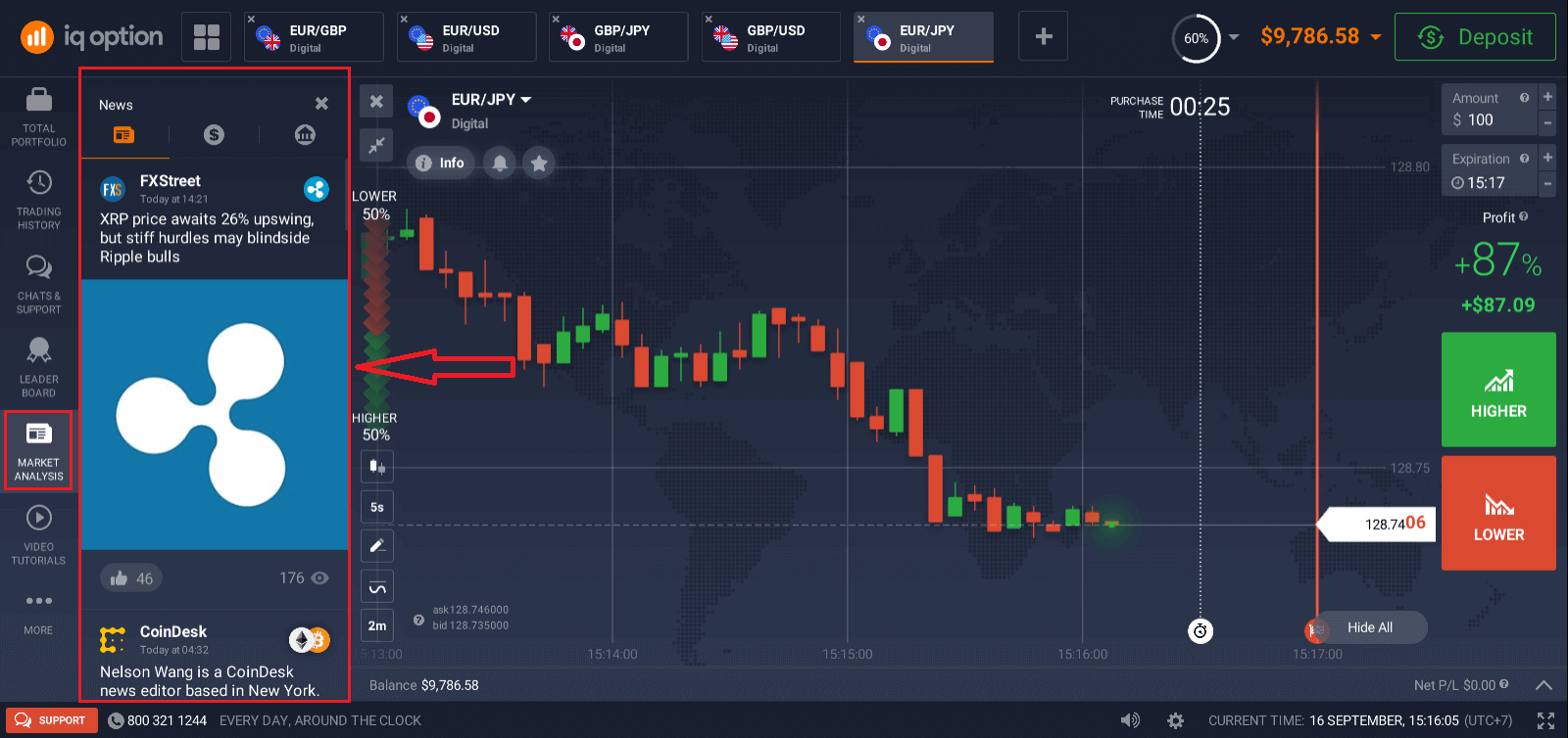 IQ Option: Regístrese y opere con una cuenta demo