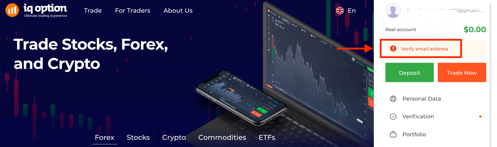 IQ Option Đăng ký và xác minh tài khoản — Các bước, tài liệu & thời gian IQ Option Đăng ký và xác minh tài khoản — Các bước, tài liệu & thời gian