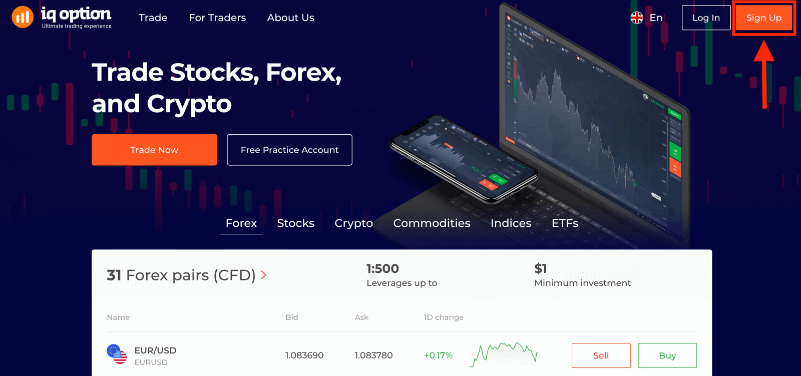 Registrirajte račun na IQ Option: koraki za ustvarjanje in aktiviranje Registrirajte račun na IQ Option: koraki za ustvarjanje in aktiviranje