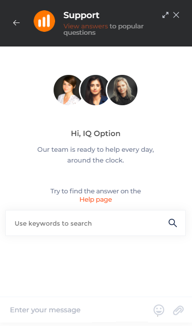 如何联系 IQ Option 支持